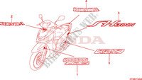 STICKERS для Honda SH 300 ABS 2010