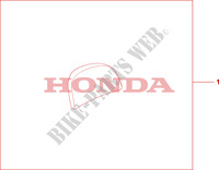 35L TOP BOX PAD для Honda PES 125 INJECTION SPORTY 2010