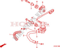 AIR INJECTION VALVE для Honda PS 125 INJECTION SPORTY SPECIAL 2010