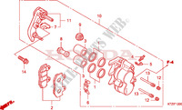 FRONT BRAKE CALIPER для Honda PES 125 INJECTION SPORTY SPECIAL 2010