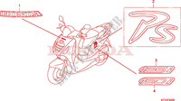 MARK  для Honda PES 125 INJECTION 2012