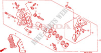 FRONT BRAKE CALIPER (R.) (XL1000VA) для Honda XL 1000 VARADERO ABS RED 2008