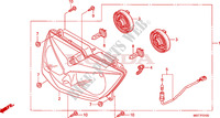 HEADLIGHT для Honda XL 1000 VARADERO ABS RED 2009