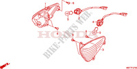 INDICATOR для Honda XL 1000 VARADERO ABS RED 2008