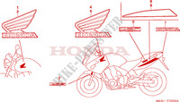 STICKERS для Honda CBF 600 NAKED ABS 2005