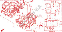 CRANKCASE для Honda CBF 500 ABS 34HP 2005