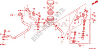 REAR BRAKE MASTER CYLINDER (CBF1000A/T/S) для Honda CBF 1000 S ABS 2007