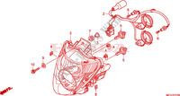 HEADLIGHT для Honda CB 600 F HORNET STRIPES 2009