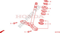 STEERING DAMPER для Honda CB 600 F HORNET STRIPES 2009