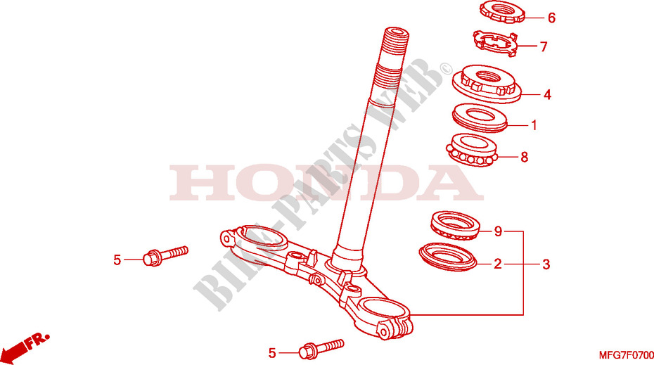 STEERING DAMPER для Honda CB 600 F HORNET 34HP 2009