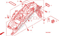 REAR FENDER(1) для Honda CB 600 F HORNET STRIPE 34HP 2010