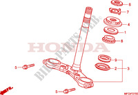 STEERING DAMPER для Honda CB 600 F HORNET RAYURES 2010
