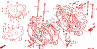 CRANKCASE для Honda FOURTRAX 500 FOREMAN RUBICON Hydrostatic 2009