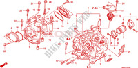 CYLINDER HEAD для Honda FOURTRAX 500 FOREMAN RUBICON Hydrostatic 2009