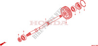 FINAL SHAFT для Honda FOURTRAX 500 FOREMAN RUBICON Hydrostatic 2010