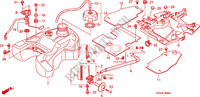 FUEL TANK для Honda FOURTRAX 500 FOREMAN 4X4 Electric Shift, Power Steering 2008