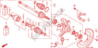 KNUCKLE для Honda FOURTRAX 500 FOREMAN 4X4 Electric Shift, Power Steering 2008