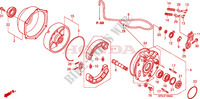 REAR BRAKE PANEL   SHOES для Honda FOURTRAX 500 FOREMAN 4X4 Electric Shift, Power Steering 2009
