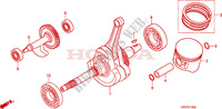 CRANKSHAFT для Honda FOURTRAX 500 FOREMAN 4X4 Electric Shift, Power Steering 2010