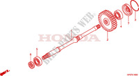 FINAL SHAFT для Honda FOURTRAX 500 FOREMAN 4X4 Power Steering 2011