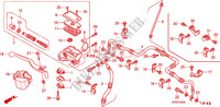 FRONT BRAKE MASTER CYLINDER для Honda FOURTRAX 500 FOREMAN 4X4 Power Steering 2011