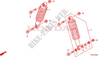 FRONT SHOCK ABSORBER для Honda FOURTRAX 500 FOREMAN 4X4 Electric Shift, Power Steering 2011