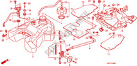 FUEL TANK для Honda FOURTRAX 500 FOREMAN 4X4 Power Steering 2011