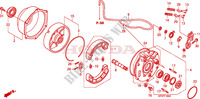 REAR BRAKE PANEL   SHOES для Honda FOURTRAX 500 FOREMAN 4X4 Electric Shift, Power Steering 2011