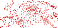 REAR FENDER для Honda FOURTRAX 500 FOREMAN 4X4 Power Steering 2011