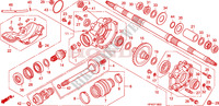REAR FINAL GEAR для Honda FOURTRAX 420 RANCHER 4X4 PS RED 2010
