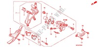 REAR BRAKE CALIPER для Honda CRF 450 R 2011