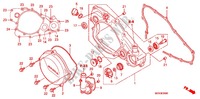 RIGHT CRANKCASE COVER   WATERP UMP для Honda CRF 450 R 2011
