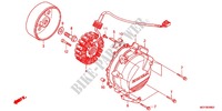 LEFT CRANKCASE COVER   ALTERNATOR (2) для Honda CROSSRUNNER 800 2011