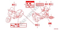 CAUTION LABEL (1) для Honda DEAUVILLE 700 ABS 2012