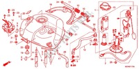 FUEL TANK для Honda DEAUVILLE 700 ABS 2012