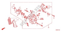 LEFT FRONT BRAKE CALIPER для Honda DEAUVILLE 700 ABS 2011