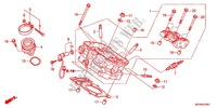 REAR CYLINDER HEAD для Honda DEAUVILLE 700 ABS 2012