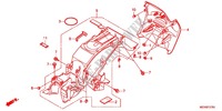 REAR FENDER для Honda DEAUVILLE 700 ABS 2011