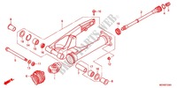 SWINGARM   CHAIN CASE для Honda DEAUVILLE 700 ABS 2011