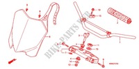 HANDLE PIPE/TOP BRIDGE (2) для Honda CRF 250 R 2012