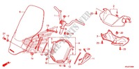 HANDLEBAR   COWL для Honda S WING 125 2012