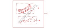 FOOT DEFLECTOR SET для Honda NC 700 ABS DCT 2012