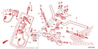 HANDLE PIPE/TOP BRIDGE (2) для Honda NC 700 ABS DCT 2012