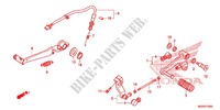 MAIN STAND   BRAKE PEDAL для Honda NC 700 ABS DCT 2012