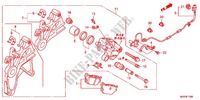 REAR BRAKE CALIPER для Honda NC 700 X ABS 35KW 2012