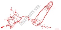 REAR FENDER для Honda NC 700 X ABS 35KW 2012