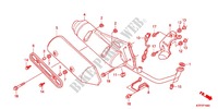 EXHAUST MUFFLER (2) для Honda SH 125 TOP CASE BRONZE 4F 2012