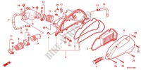 FRONT COVER   AIR CLEANER для Honda SH 125 TOP CASE BRONZE 4F 2012