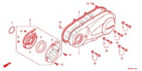 LEFT CRANKCASE COVER   ALTERNATOR (2) для Honda SH 125 TOP CASE BRONZE 4F 2012