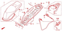 LUGGAGE BOX для Honda SH 125 R BLANC SPECIAL 2F 2012